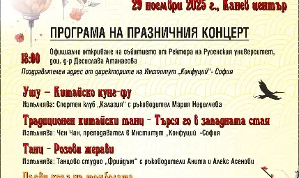 В Русенския университет ще се проведе Девети фестивал на китайската култура