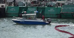 Разиграха учебен сблъсък на кораби в Дунав на мястото на реална катастрофа