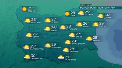 По-топло утре, в сряда - пак захлаждане