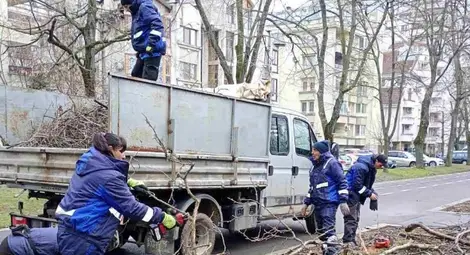 Общинските екипи извършват планирани дейности по поддържане на уличната мрежа и градската среда в Русе