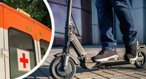 Жена пострада тежко след блъскане от тротинетка Жена пострада тежко след блъскане от тротинетка