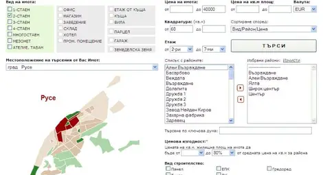 Онлайн известяване съобщава  за най-изгодните имоти
