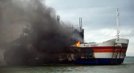 Българин на горящия ферибот край Корфу?