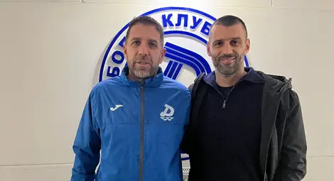 Чиликов и Димов - рамо до рамо за възхода на &bdquo;Дунав&ldquo;.  Снимка: Георги ХРИСТОВ