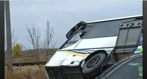 Автобус с деца катастрофира край Русе