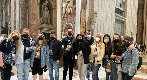 Младежки транснационален хъб за творци и иноватори тества творчески продукти в артистичните пространства на Рим /галерия/