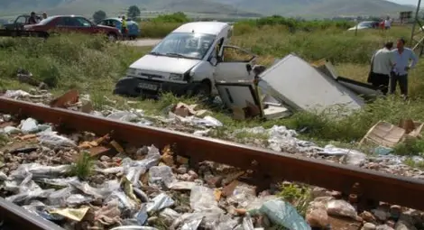 Грабят рибата от смазания бус