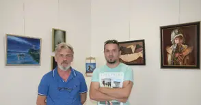 Трима художници и 8-годишен талант подредиха обща изложба на „Борисова“6