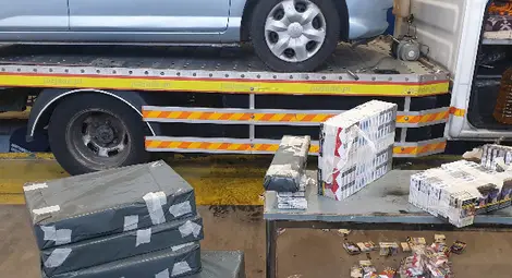 1589 кутии с цигари задържаха митнически служители на Дунав мост 1589 кутии с цигари задържаха митнически служители на Дунав мост