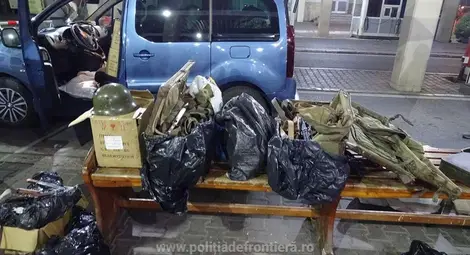 Автомобилът с оръжейните части е проверен след като е сметнат за рисков.