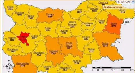 Русе сред спокойните региони на картата на МВР