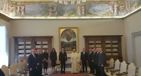 Българският президент се срещна с папата на четири очи