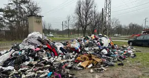 Експерти на РИОСВ - Русе съставиха акт за нерегламентирано третиране на отпадъци   от текстил
