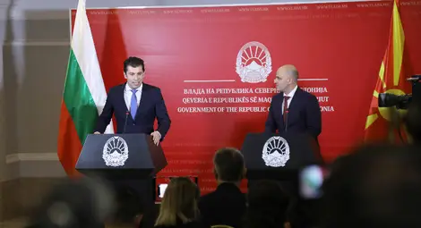 Премиерът Петков в Скопие: Добросъседството ще се измерва в реални резултати