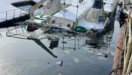 Няма разливи на нефтопродукти в българската акватория на река Дунав след потъването на кораб във водите край Гюргево&nbsp;