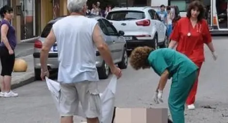 Англичанин се размаза от 4-ия етаж в Слънчев бряг (СНИМКА 18+)