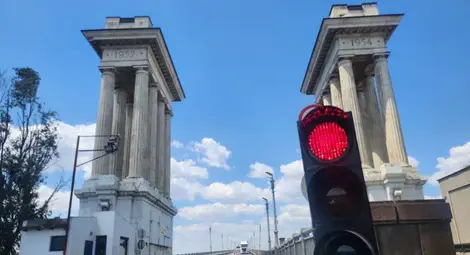 Драгомир Драганов и Йордан Вълчев провериха въведената организация на движение за ремонта на Дунав мост при Русе