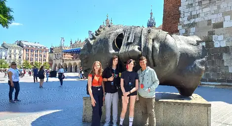 Ученици от русенското СУ "Възраждане" учиха с връстници от Северна Македония, Турция и домакините от Полша /галерия/