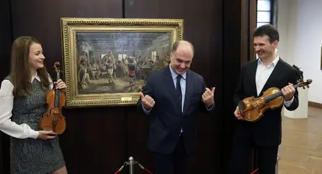 Светлин Русев след получаването на вълшебния &bdquo;Страдивариус&ldquo;: Вълнението е огромно. Първите ноти на този инструмент бяха с българска музика и първият концерт е с българска музика