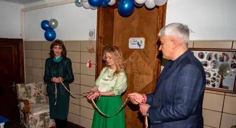 Тържествено откриване на „Синя стая“ в Русенската съдебна палата Тържествено откриване на „Синя стая“ в Русенската съдебна палата