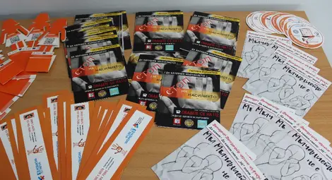 Участие на ПГ по туризъм - Русе, в кампанията "Мълчанието не е решение! Има кой да те чуе!&ldquo;