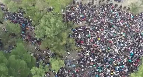 Великото преселение на народите е в ход, режисирано от зъл демон