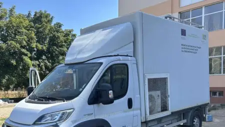 Извънреден мониторинг на въздуха в с. Николово след пожар край населеното място Извънреден мониторинг на въздуха в с. Николово след пожар край населеното място