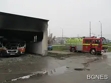 Голям пожар спря тока на 10 000 души в Монтанско