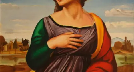 Картина на Рафаело за празник на София Картина на Рафаело за празник на София