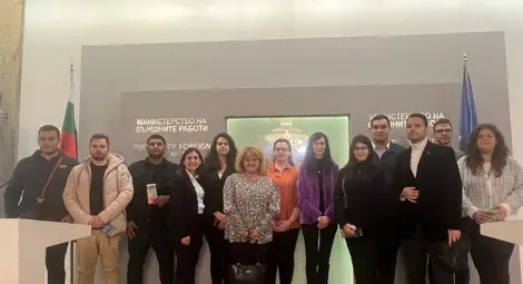 Студенти от Русенския университет посетиха Министерството на външните работи в Деня на отворените врати
