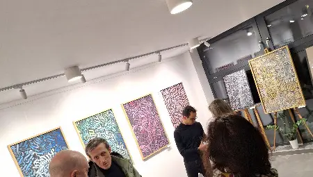 Калиграфията като преживяване: Актьорът Александър Узунов в "Арт галерия 7"