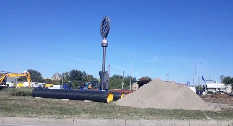 Правят сондажите за допълнително отводняване  от Свободна зона до кръговото на Дунав мост