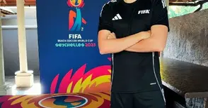 Владимир Ташков свири четвъртфинал на световното по плажен футбол