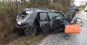 6 катастрофи за час по мокрите пътища