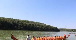 Първите драконови лодки от Ичун вече са в язовира в Лесопарка