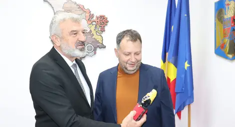 Регионалното развитие и инфраструктурната свързаност бяха  във фокуса на среща между ръководствата  на Областната администрация в Русе и Окръжния съвет в Гюргево