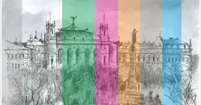 Оги Балканджиев нарисува  Русе само с шест цвята