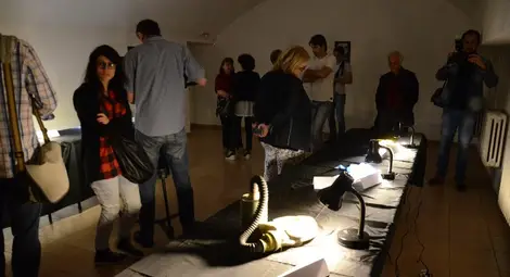 Налъмите и бананите от две гледни  точки показва инсталация в музея