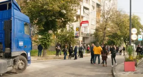 Протест в Силистра срещу преминаването на ТИР-ове през града