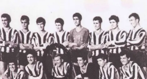 Димитър Йорданов като футболист.