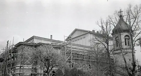 Строежът на сградата на Операта.