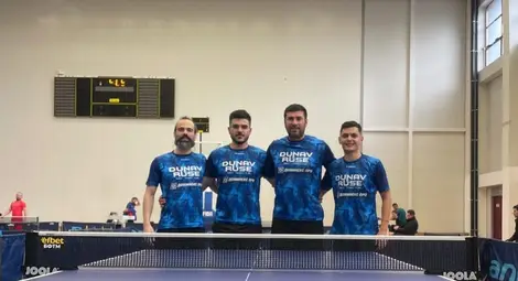 Отборът по тенис на маса изпраща сезона във Висшата лига на трето място