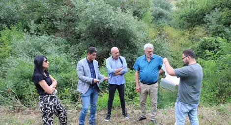 Ерозия на ската на река Черни Лом застрашава водопровод&nbsp;  в Две могили