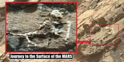 Откриха ли извънземен скелет на Марс? 