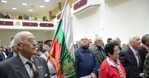 Химнът на Пети пехотен полк изправи на крака русенци във Военния клуб