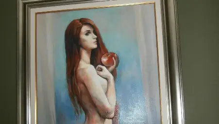 Наградената картина.  Снимка: Авторът