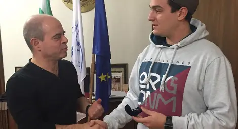 Отличникът на Виенската консерватория Димитър Косев със златна значка &bdquo;Русе&ldquo;