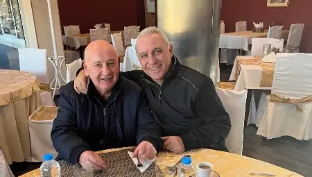 Симеонов със своя голям приятел Христо Стоичков. Снимка: Архив Симеонов със своя голям приятел Христо Стоичков. Снимка: Архив