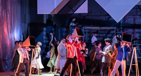 „Пожар“ в Русенската опера „Пожар“ в Русенската опера