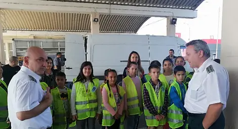 Ученици от Сливо поле гостуваха на митничарите на Дунав мост